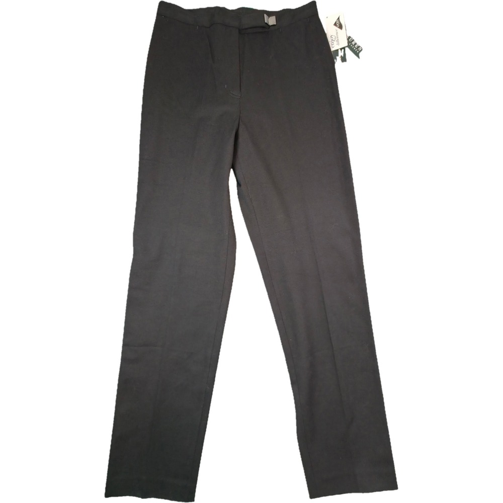 Lauren Ralph Lauren Pants Womens 10 Black Jackson Hole High Stretch New